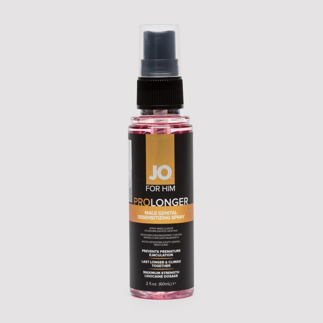 System JO Prolonger Spray with Lidocaine 2 fl oz | Delay spray for men