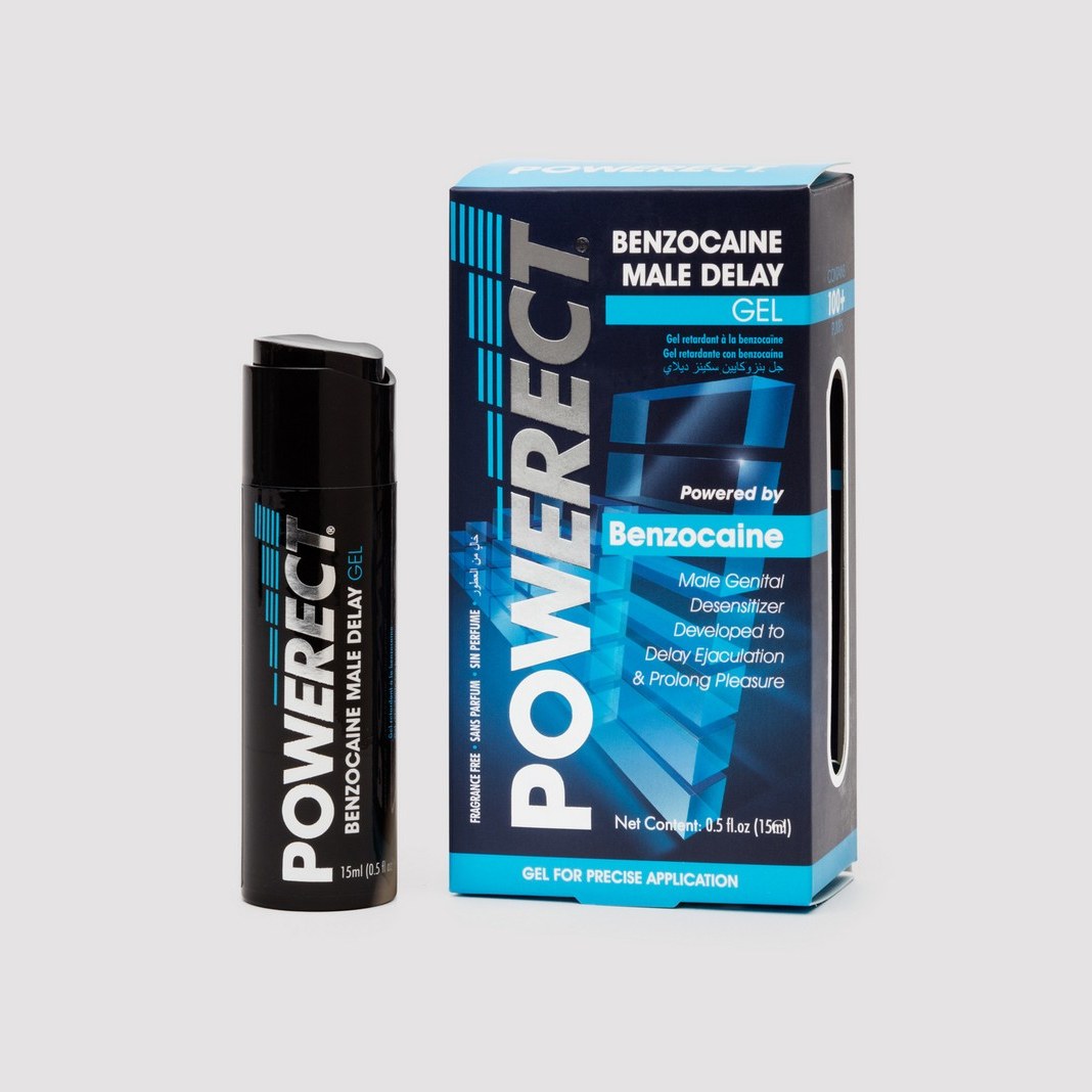 Powerect Benzocaine Delay Serum 0.5 fl oz | Fast-absorbing serum